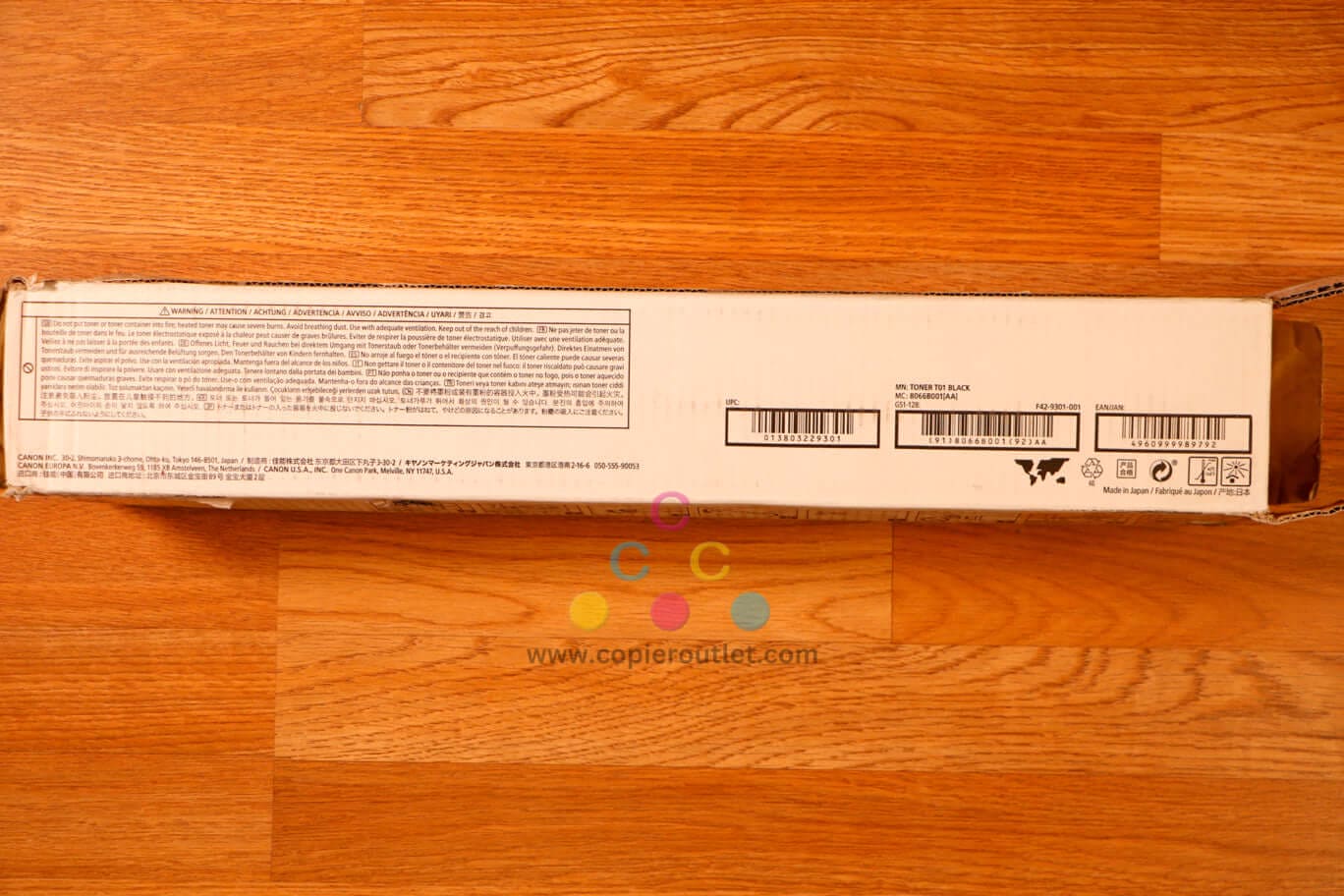 Open Box Canon iP C60/C65/C600 T01 Black Toner Cartridge Same Day Shipping