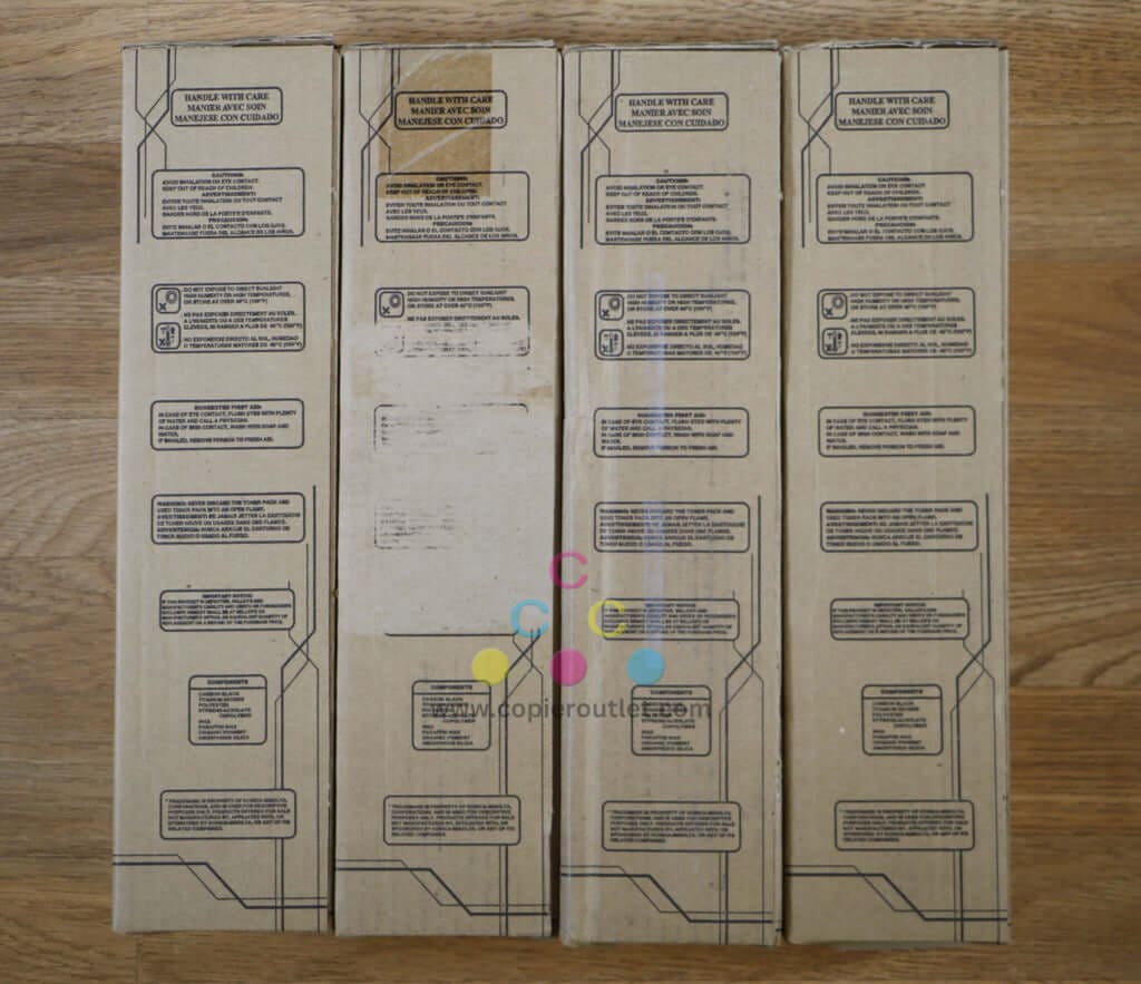Lot of 4 Compatible with Konica Minolta TN217 BizHub 223/283 K toner Cartridge