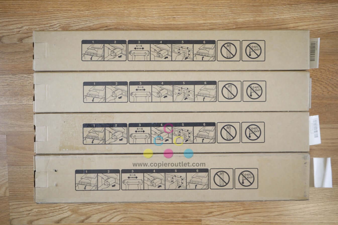 Genuine Sharp MX-61NT CMYK Toner Cartridges MX-2630N/MX-6071S Same Day Shipping!