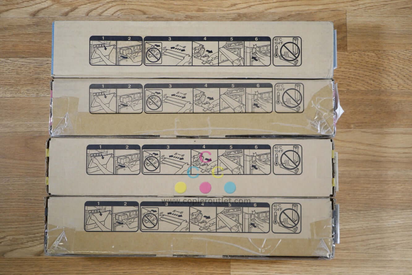 Genuine Sharp MX-C40NT CMYK Toner Cartridge MX-C311/MX-C402SC Same Day Shipping!