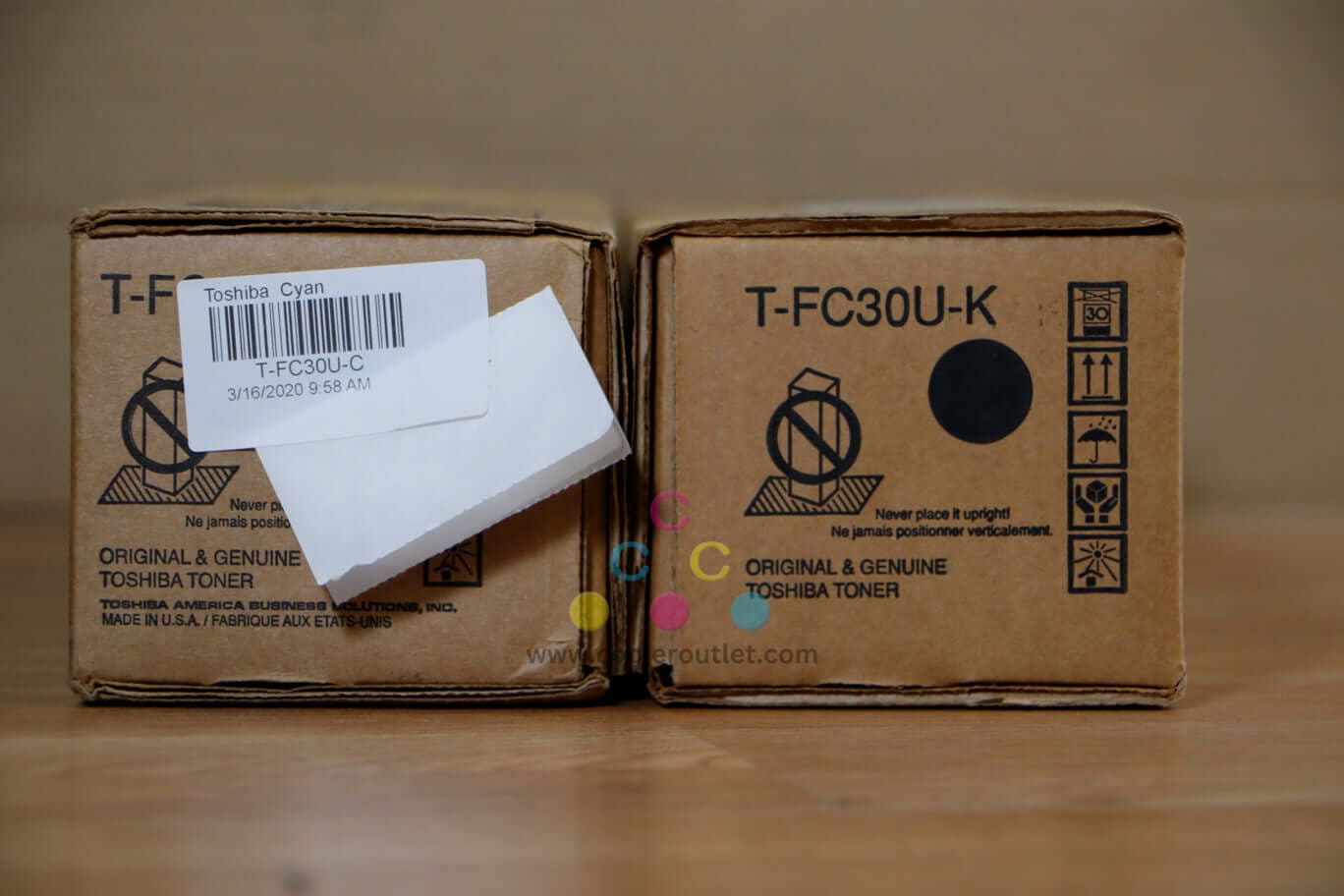 Genuine Toshiba T-FC30U CK Toner Cartidges e-STUDIO 2050C/2551C Same Day Ship!!!
