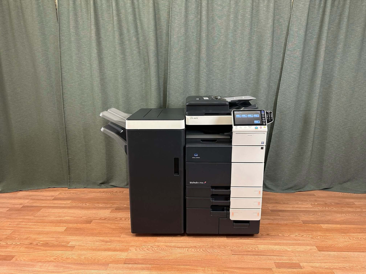 Konica Minolta Biz Hub C754e Color Copier Printer Scanner Finisher Low Use 92K! - copier-clearance-center