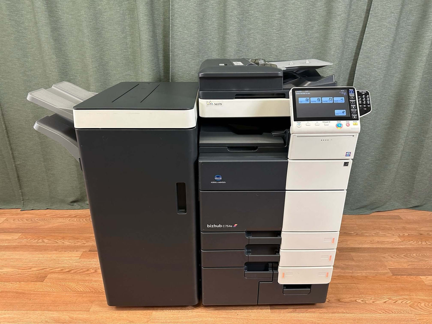 Konica Minolta Biz Hub C754e Color Copier Printer Scanner Finisher Low Use 92K! - copier-clearance-center