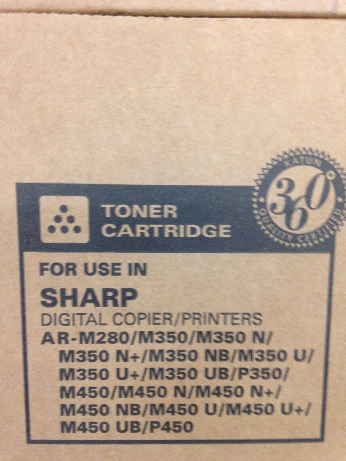 4pk Katun Compatible Sharp Black Toner AR-450NT- AR-M280 M350 M450 - copier-clearance-center