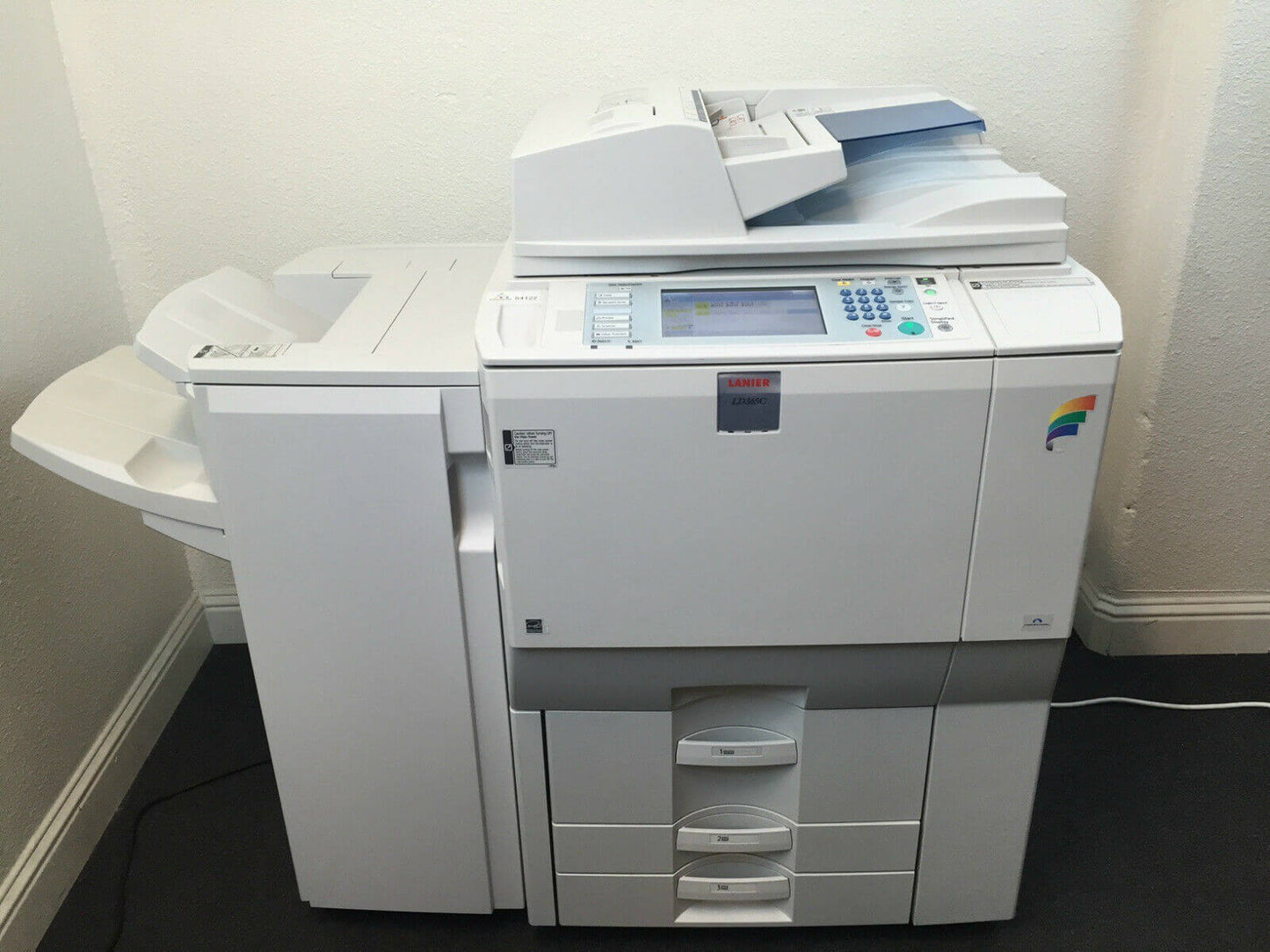 Lanier LD365c Color Copier Printer Scanner Network & Finisher Aficio MP C6501SP - copier-clearance-center