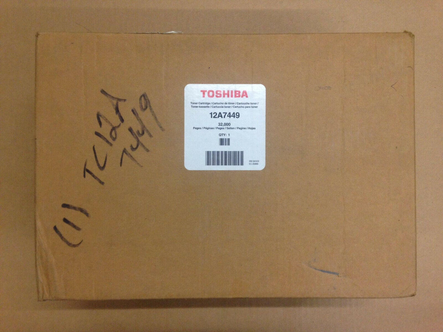 Genuine Toshiba 12A7449 Black Toner for e-Studio 400P - Same Day Shipping - copier-clearance-center