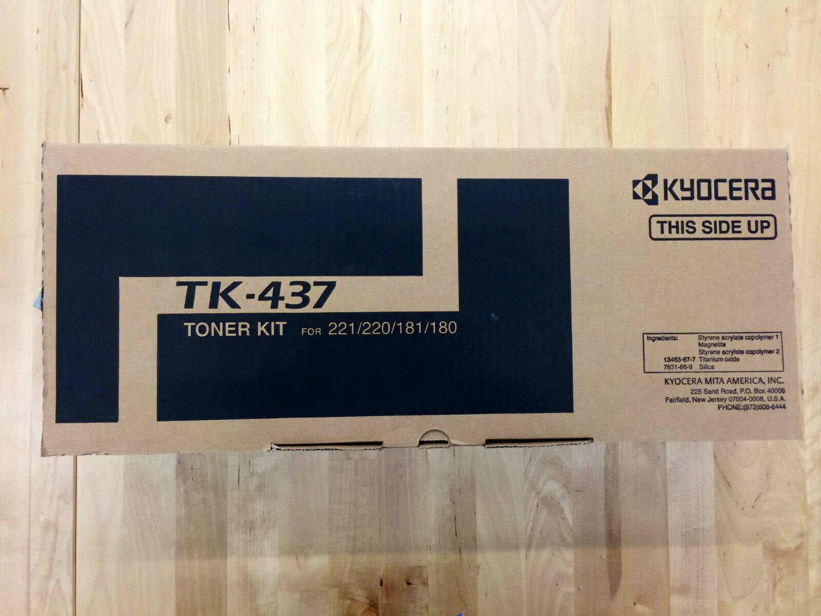 Genuine Kyocera TK-437 Toner Kit for 221-220-181-180, Same Day Shipping - copier-clearance-center