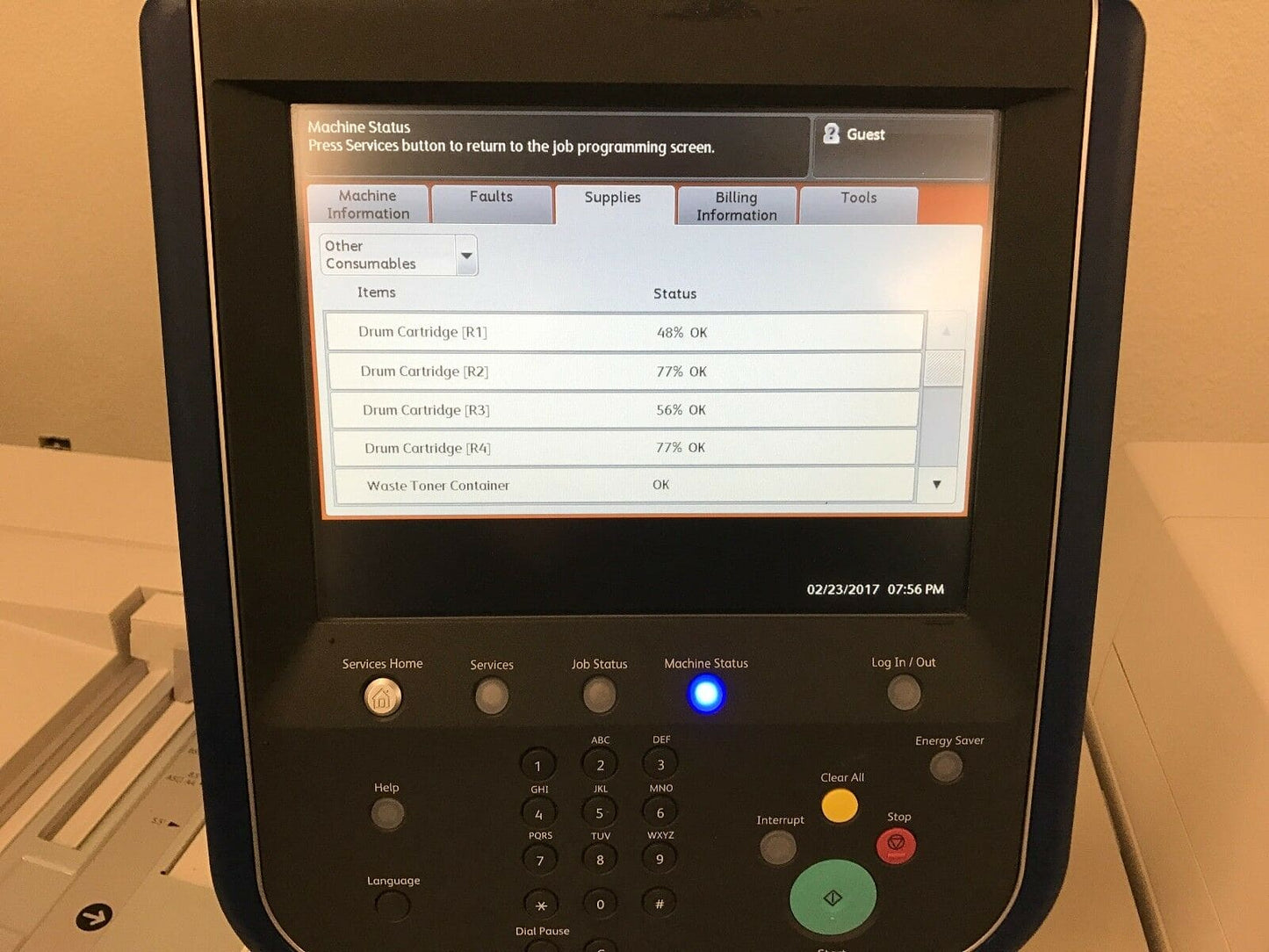 Xerox Color C75 Press Copier Printer Scanner with EXC75 Fiery 300gsm Duplex 345k - copier-clearance-center