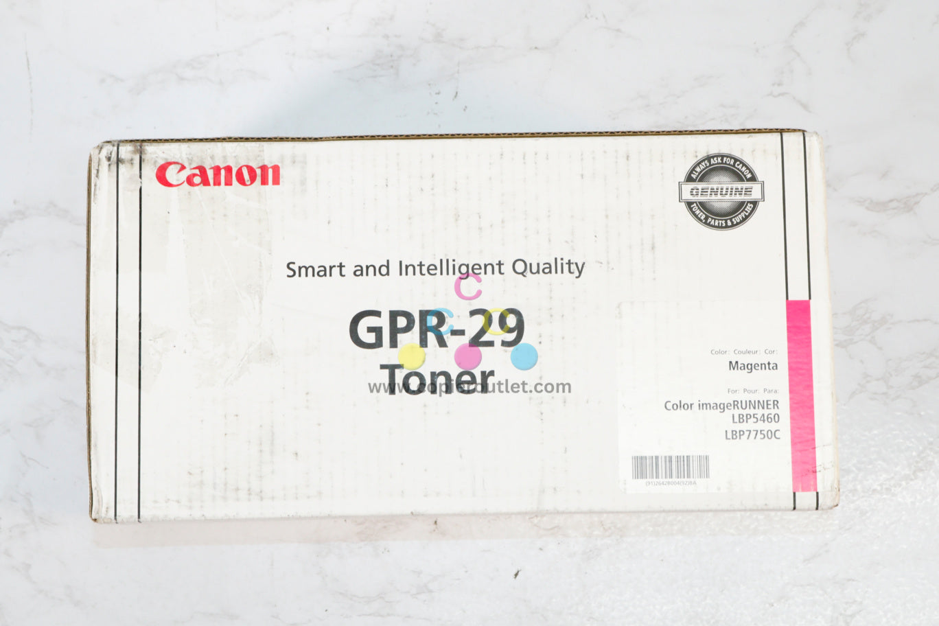 New OEM Cosmetic Canon iRUNNER LBP5460,LBP7750C GPR-29 Magenta Toner