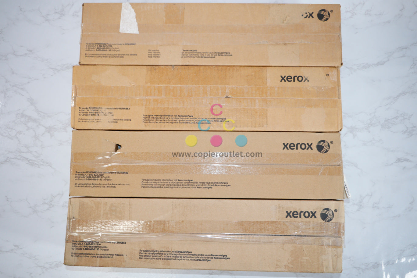 4 New Cosmetic Xerox WorkCentre 7525,7530,7535,7545,7556,7830 Drums 013R00662