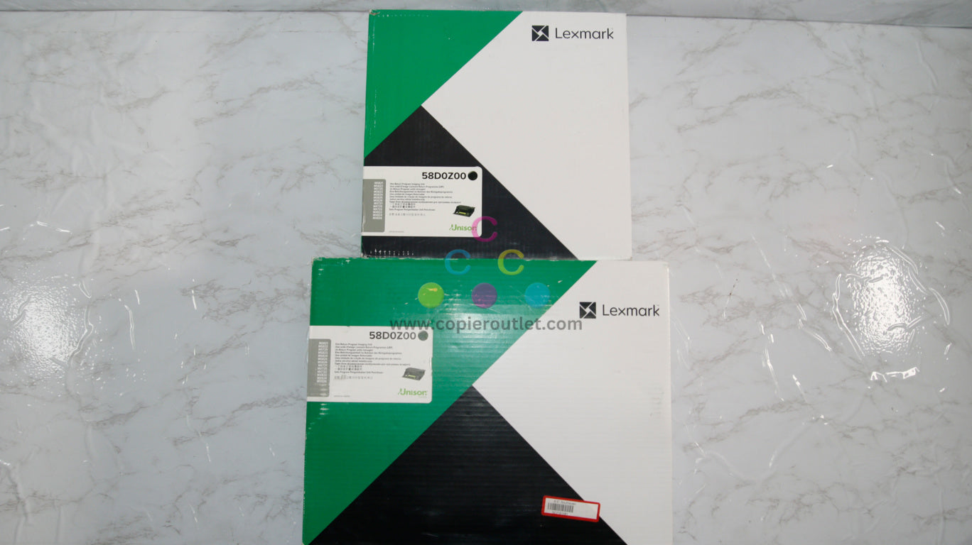 2 Lexmark B2865dw,M5255,M5270 Black Imaging Unit 58D0Z00(58D0ZA0)