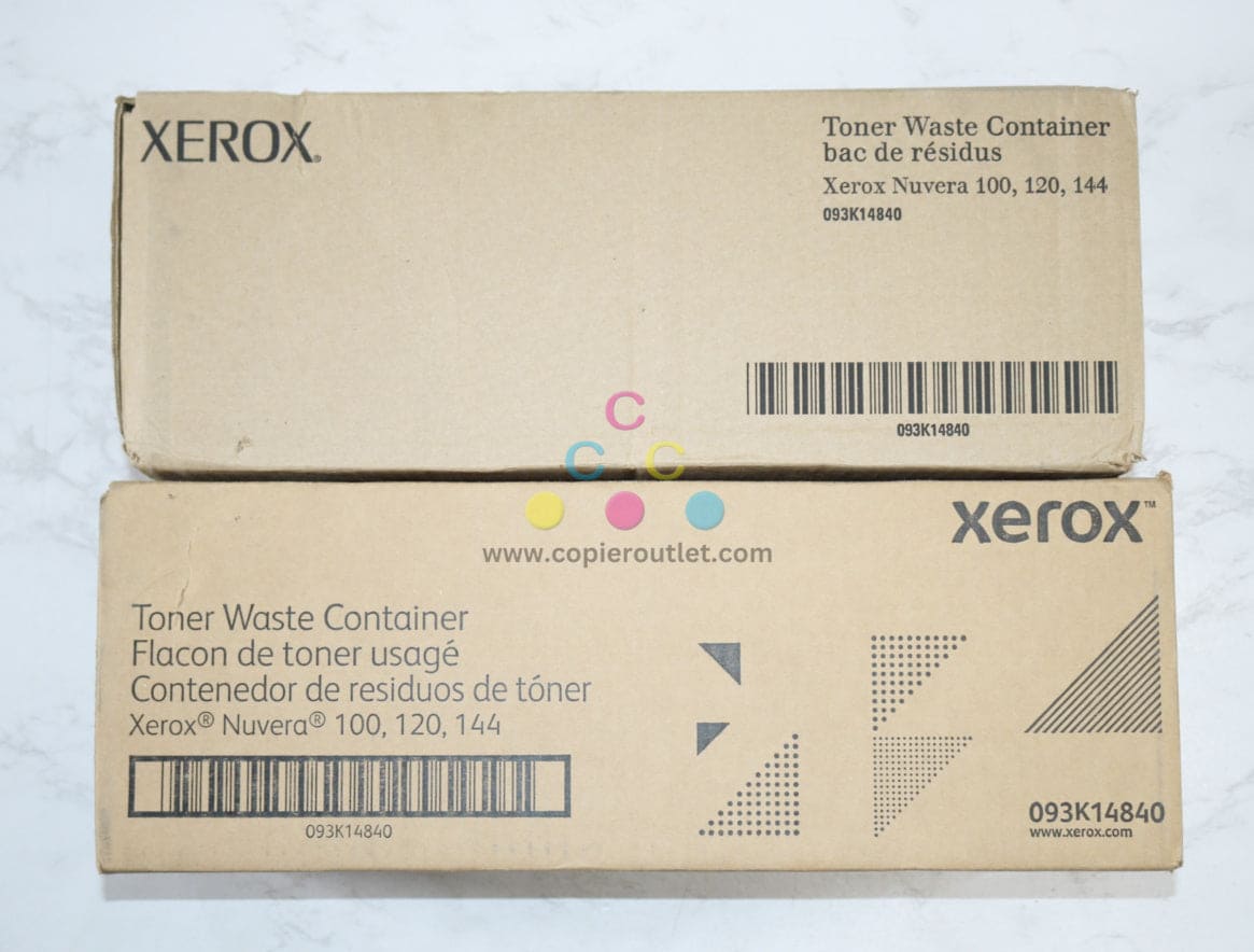 2 New OEM Xerox Nuvera 100,120,144 Waste Toner Container 093K14940 Same Day Ship