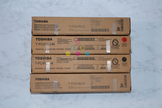 4 New OEM Toshiba eStudio 2515AC,3015AC,3515AC,4515AC CMKK Toners T-FC415U