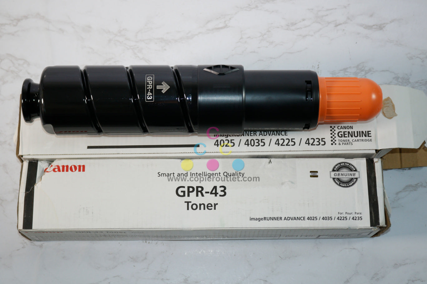 2 OEM Canon iRUNNER 4025,4035,4225,4235 Black Toners GPR-43, 4792B003[AA]