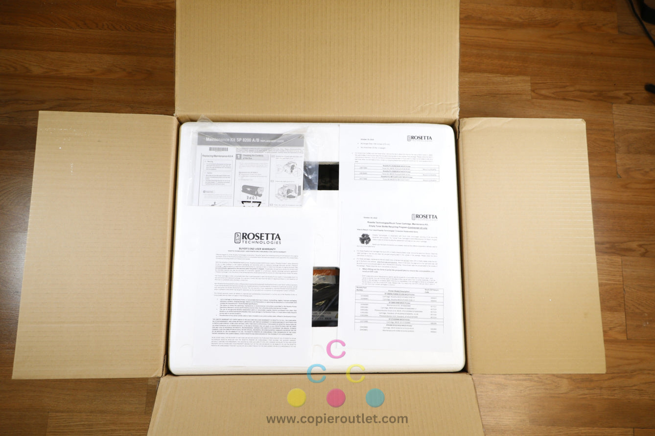 Open Rosetta Technologies SP 8200B Maintenance Kit SP 8200/8300 Series 10820002!