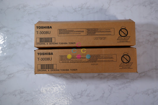 2 Open Toshiba T-3008U K Toner Cartridge e-STUDIO 2008A/5008AG Same Day Ship