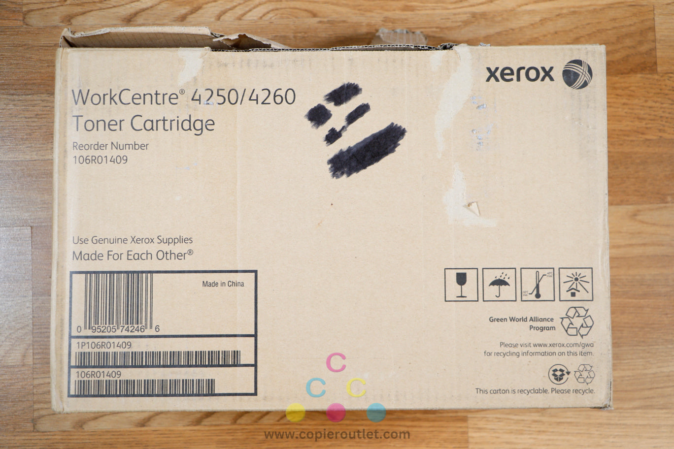 Open Xerox Black Toner Cartridge Xerox WorkCentre 4250 4260 106R01409 Same Day!!