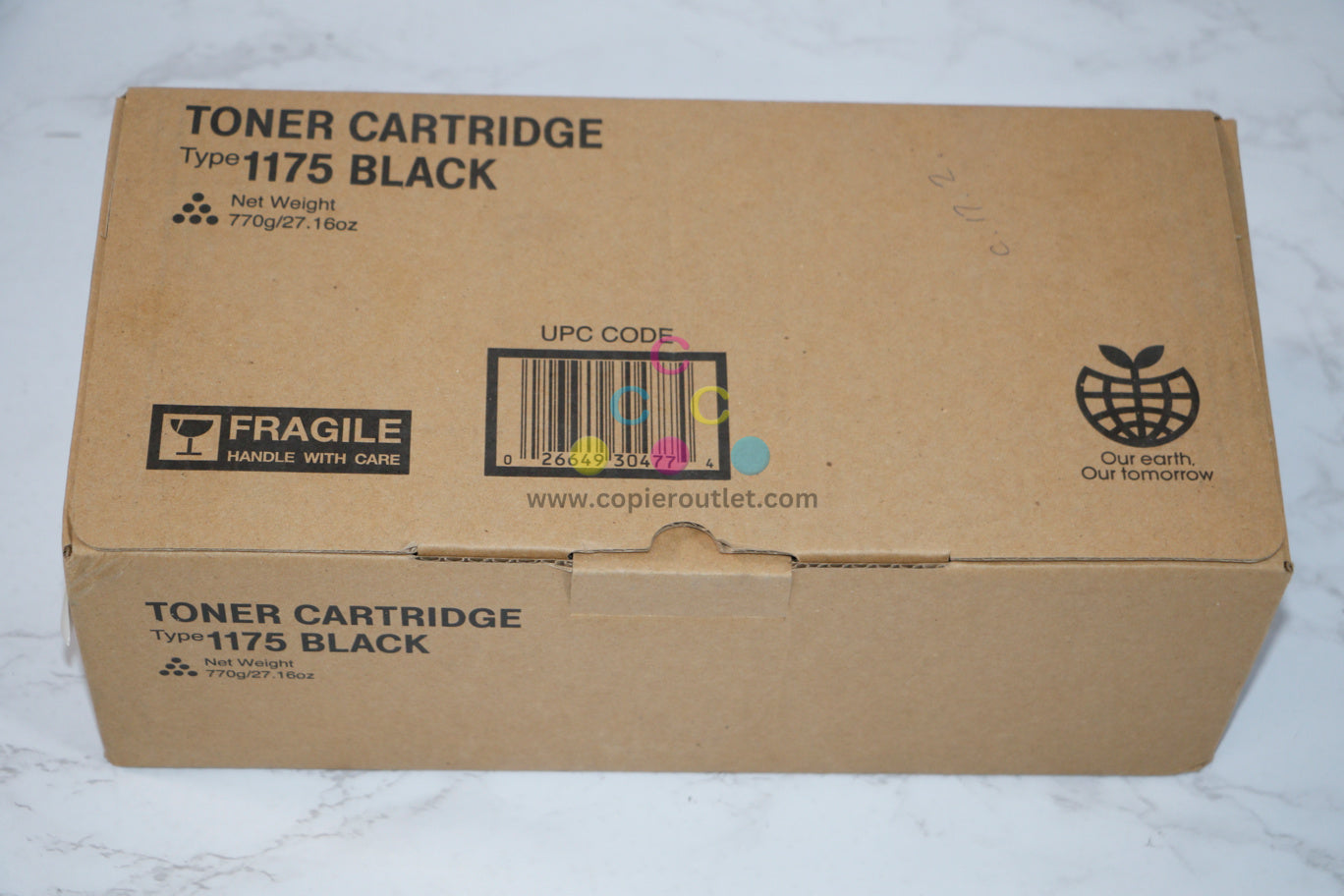 New OEM Ricoh AC104 Black Toner Cartridge Type 1175, 412673, H239-34  Same Day Ship