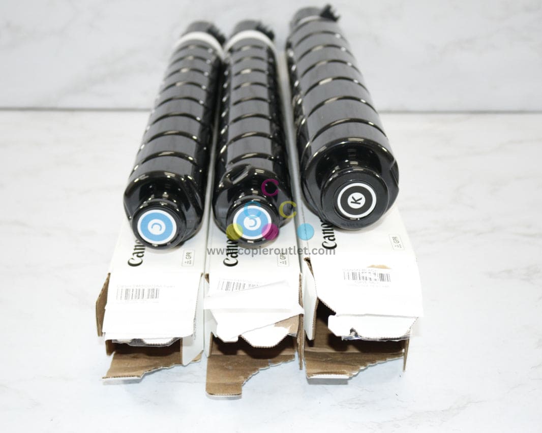 3 Open OEM Canon iR C5535/C5550 Toner GPR-55L C,C, GPR-55k 0485C003AB,0481C003BA