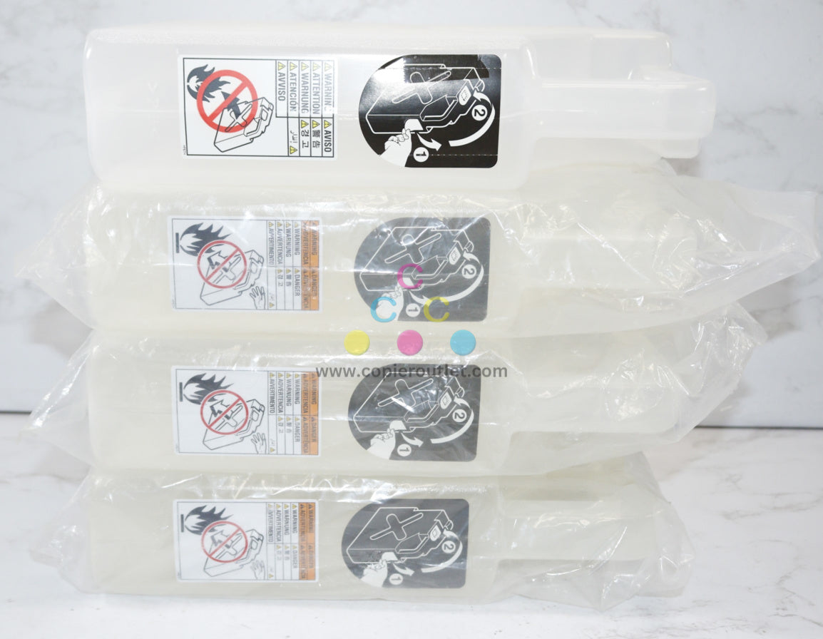 4 OEM Konica Minolta C6000,C7000,C5500 Waste Toner Collection Bottle 65AAR73600