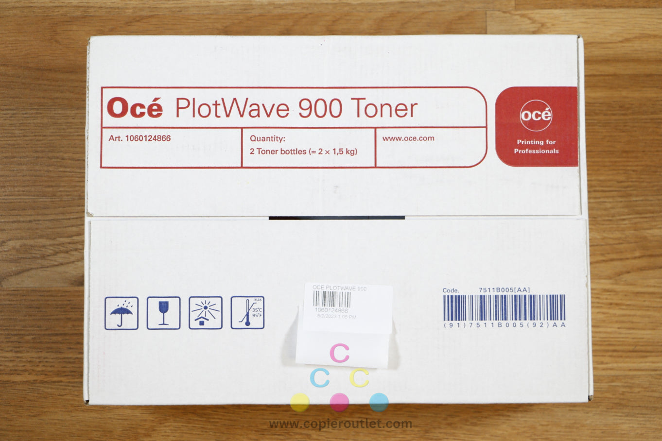 OCE PlotWave 900 Black Toner Cartridges 1060124867 (2 bottles per box)