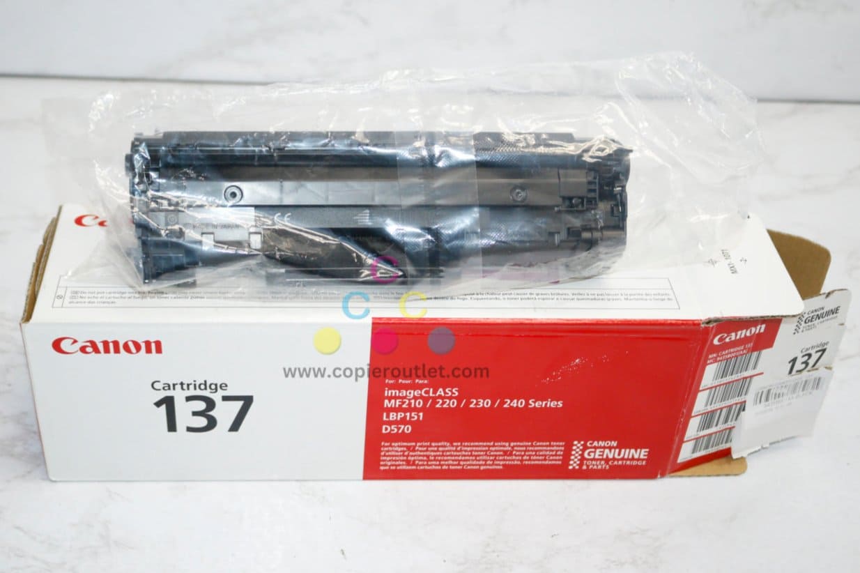 Open OEM Canon imageCLASS MF210,220,230,240 Black Toner 137, 9345B001AA