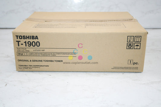 Open Genuine Toshiba T-1900 Black Toner for e-Studios 190F (1 Drum Unit and 2 Toners)