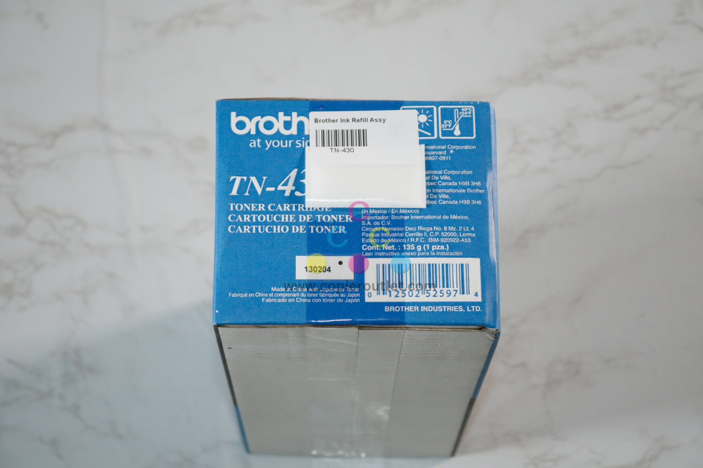 New OEM Brother DCP-1200, Fax-4100e, HL-1230, MFC-8300 Black Toner TN-430 / TN430