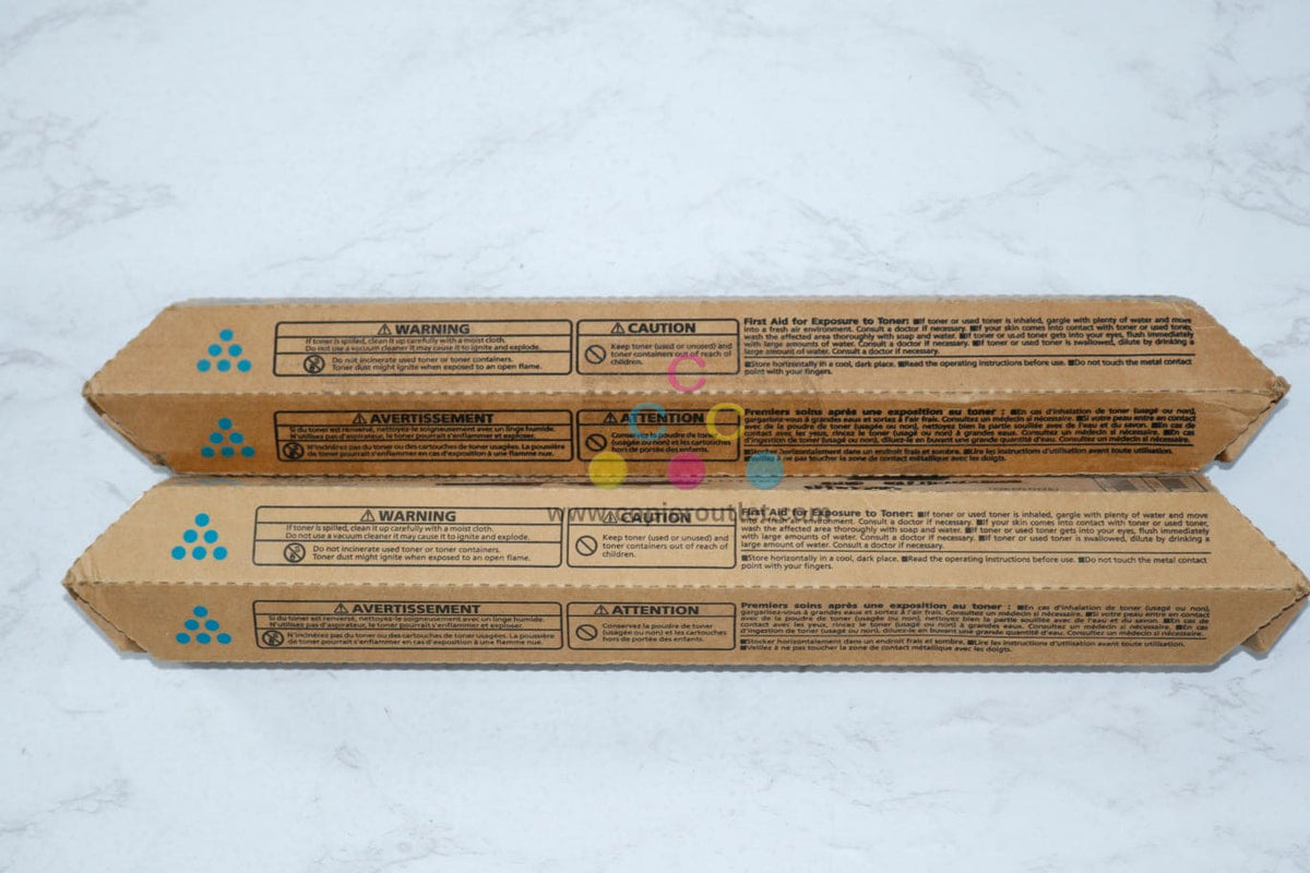 Savin Vs Ricoh 2 OEM Ricoh Savin Lanier MP C400/ C240/ LD140C Cyan Print Cartridges 4