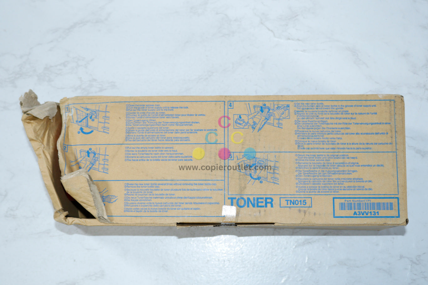 Cosmetic OEM Konica Minolta bizhub Pro 951 Black Toner Cartridge TN015, A3VV131