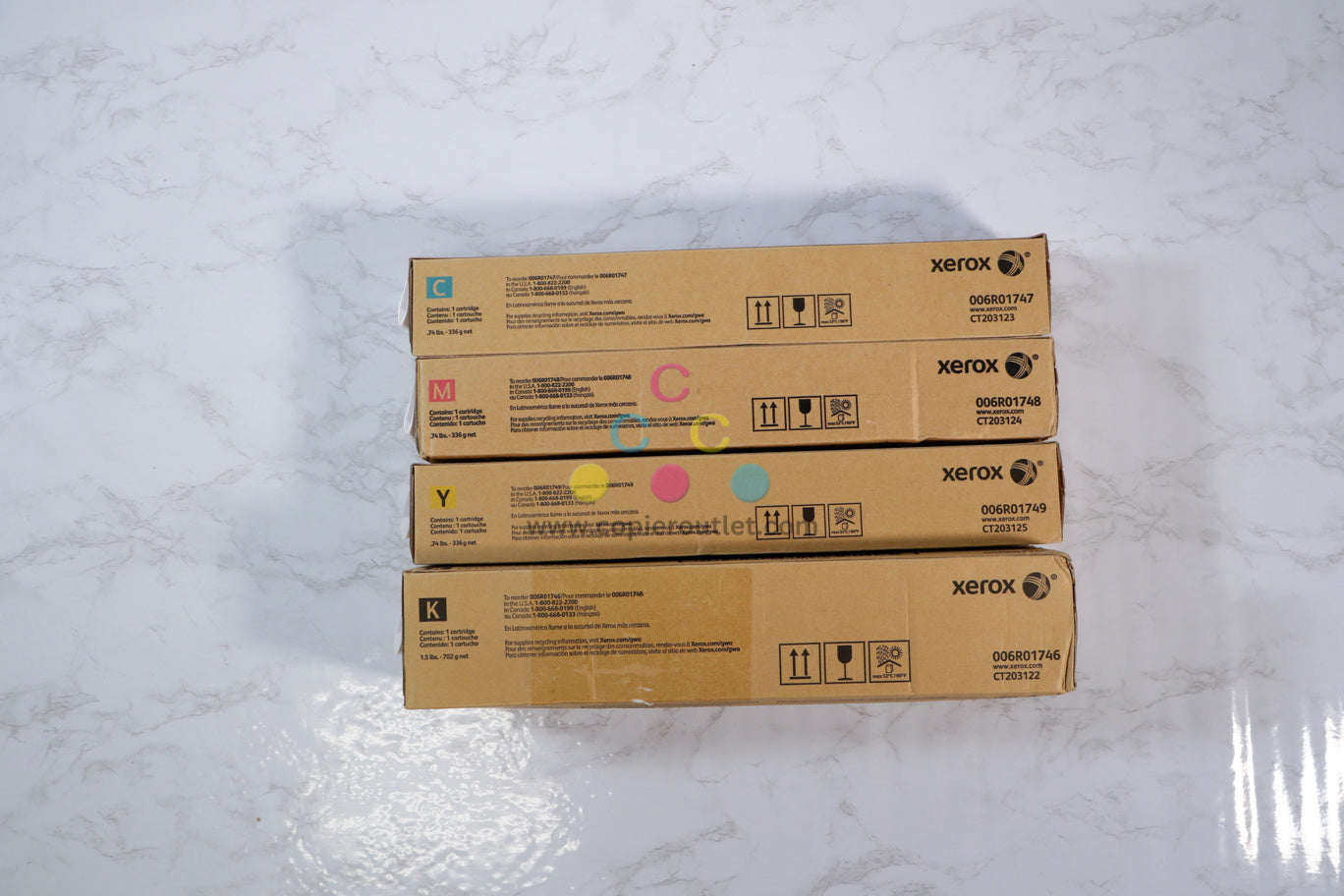 OEM Xerox AltaLink C8130 C8155 CMYK Toner Set 006R01746, 47, 48, 49 Same Day ship