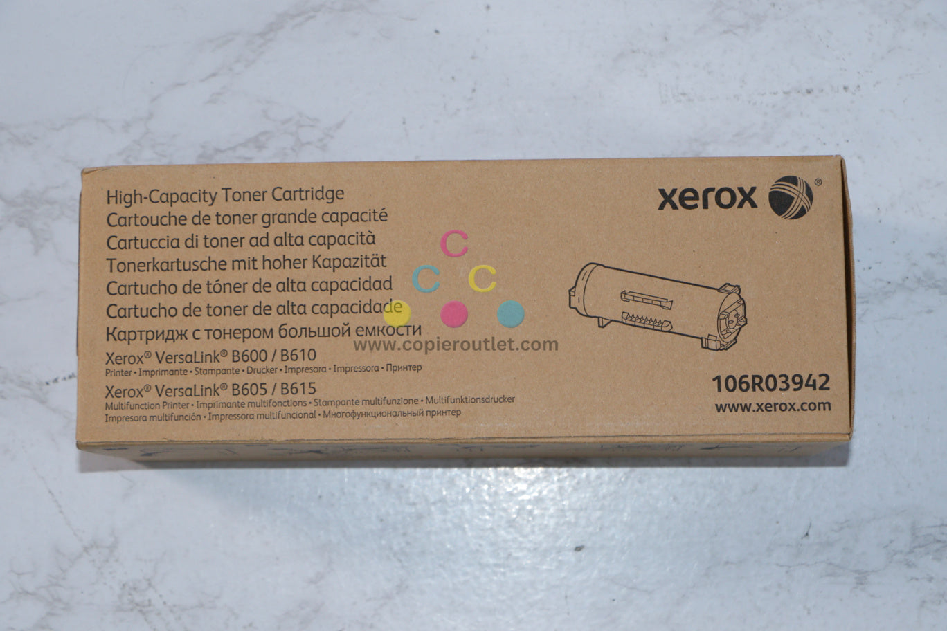 New OEM Xerox VersaLink B600, B610, B605, B615 High Capacity Toner 106R03942