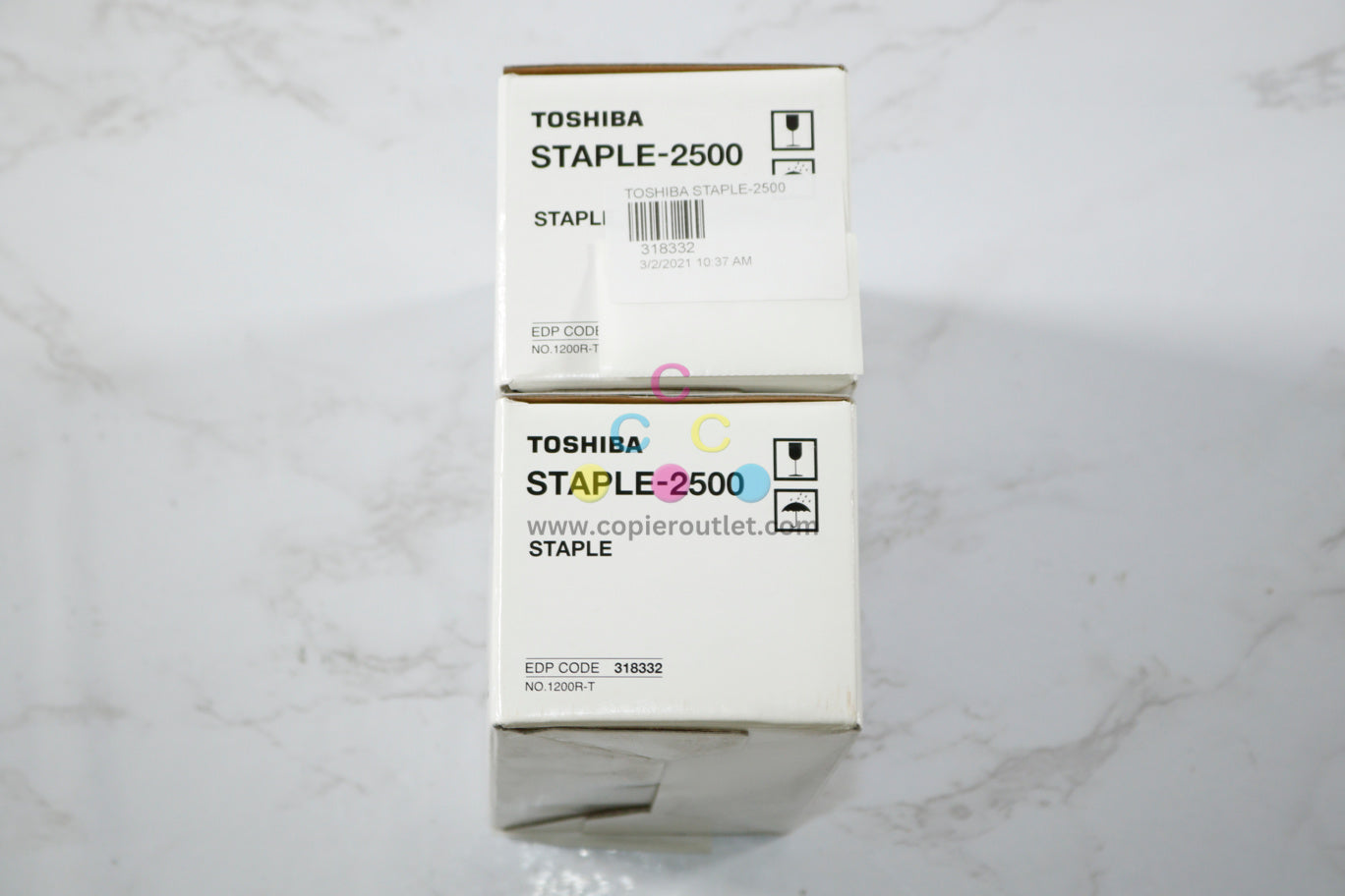 2 New OEM Toshiba SR5000,SR5020,SR4110 Staple-2500 Cartridge 318332