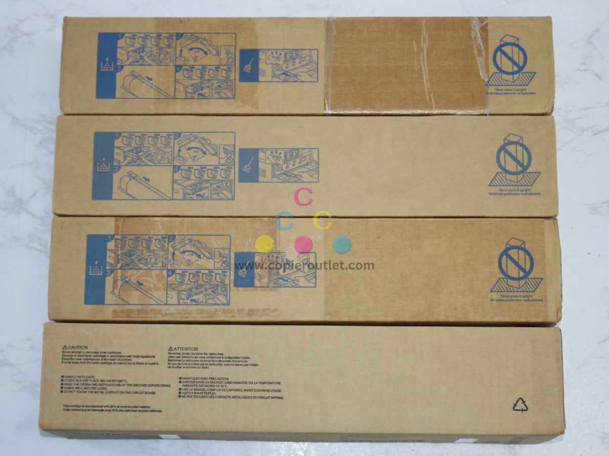 4 OEM Toshiba eSTUDIO 2555C,3555C,4555C,5055C T-FC50U-M & T-FC50U-K Toners