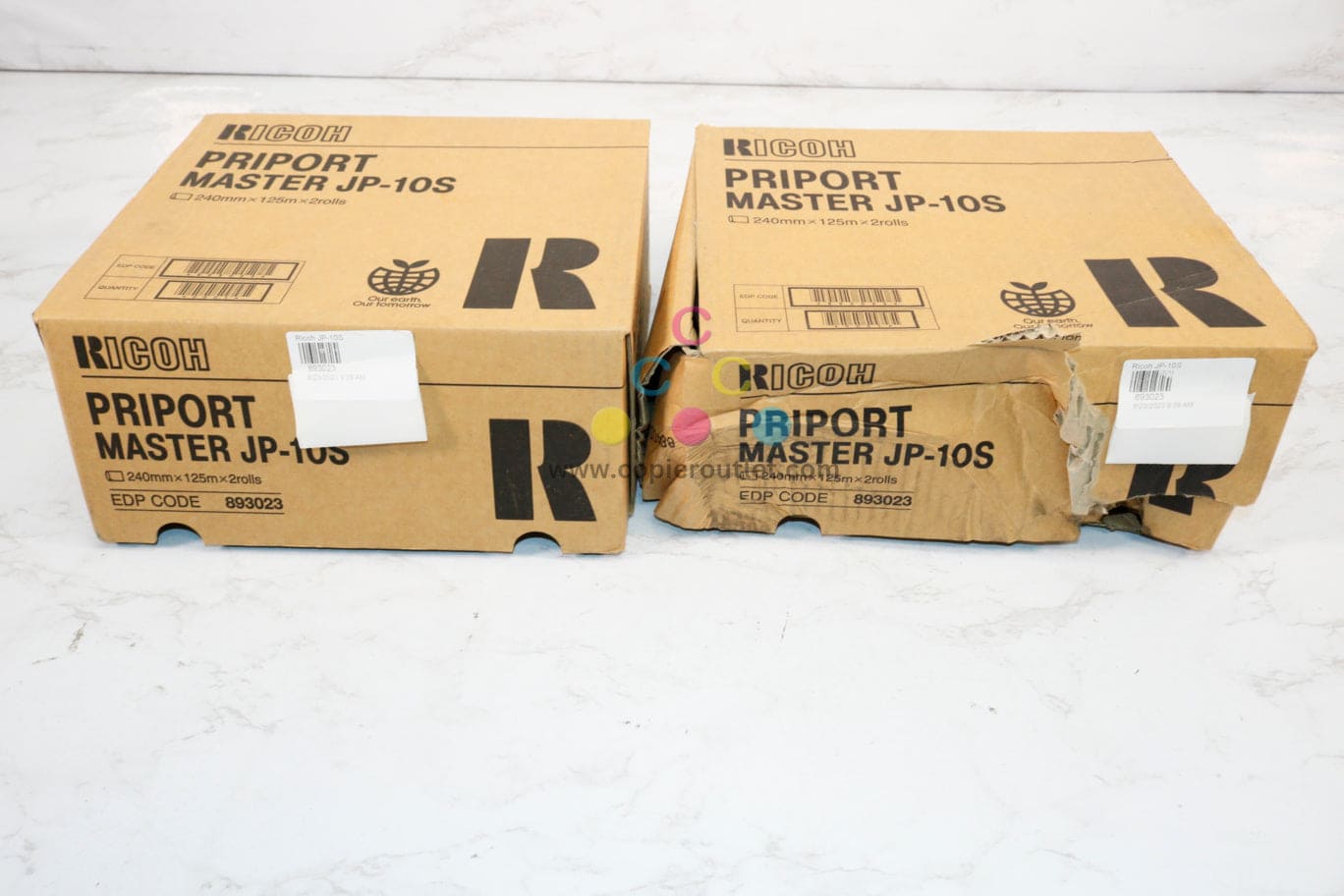 Lot of 2 Cosmetic OEM Ricoh DD3334,DX3340,JP1030 Priport Master JP-10S,893023