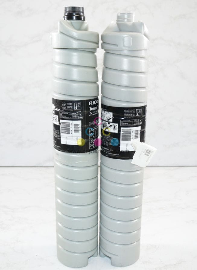 2 New OEM Ricoh 1085,1105 Black Toners 841354 (885340,One does not have cap)!