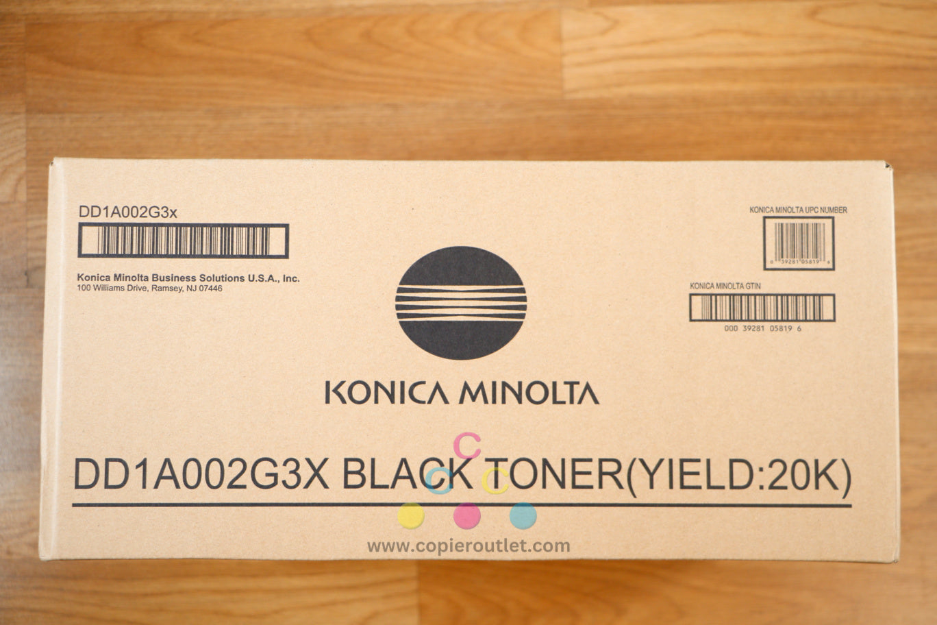 New Genuine Konica Minolta TN-219 / DD1A002G3X Black Toner BizHub 25e 28e