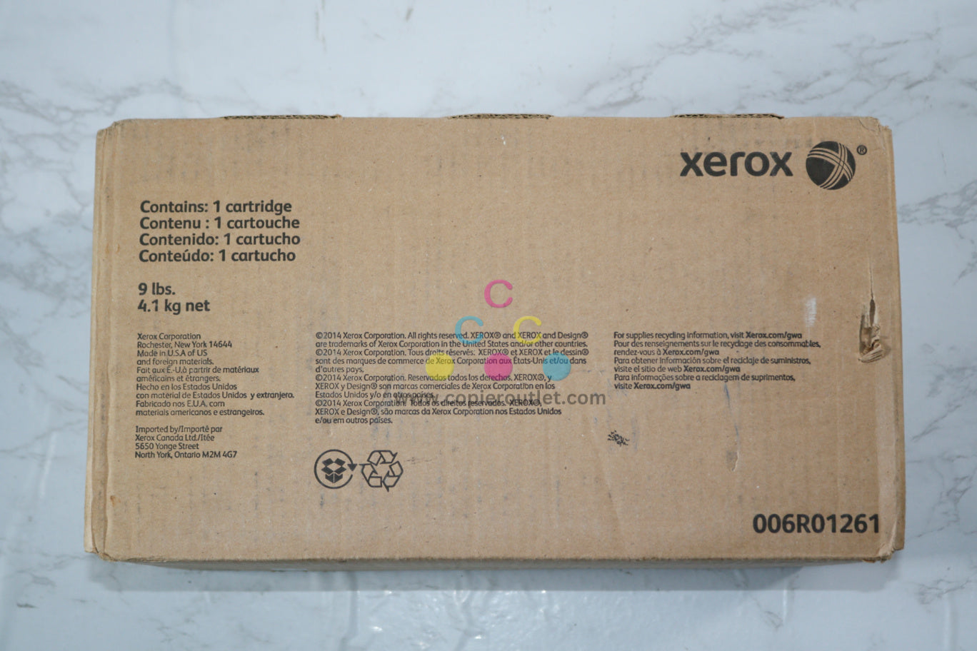 New OEM Xerox Nuvera 100,120,144,200,288 Black Dry Ink Cartridge 006R01261 (6R1261)