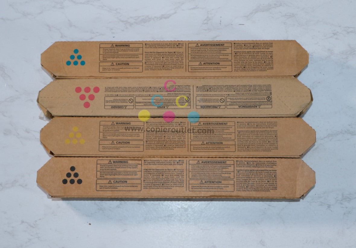 4 New OEM Ricoh MP C305SP CMYK Toner Cartridges 842119,842120,842121,842122