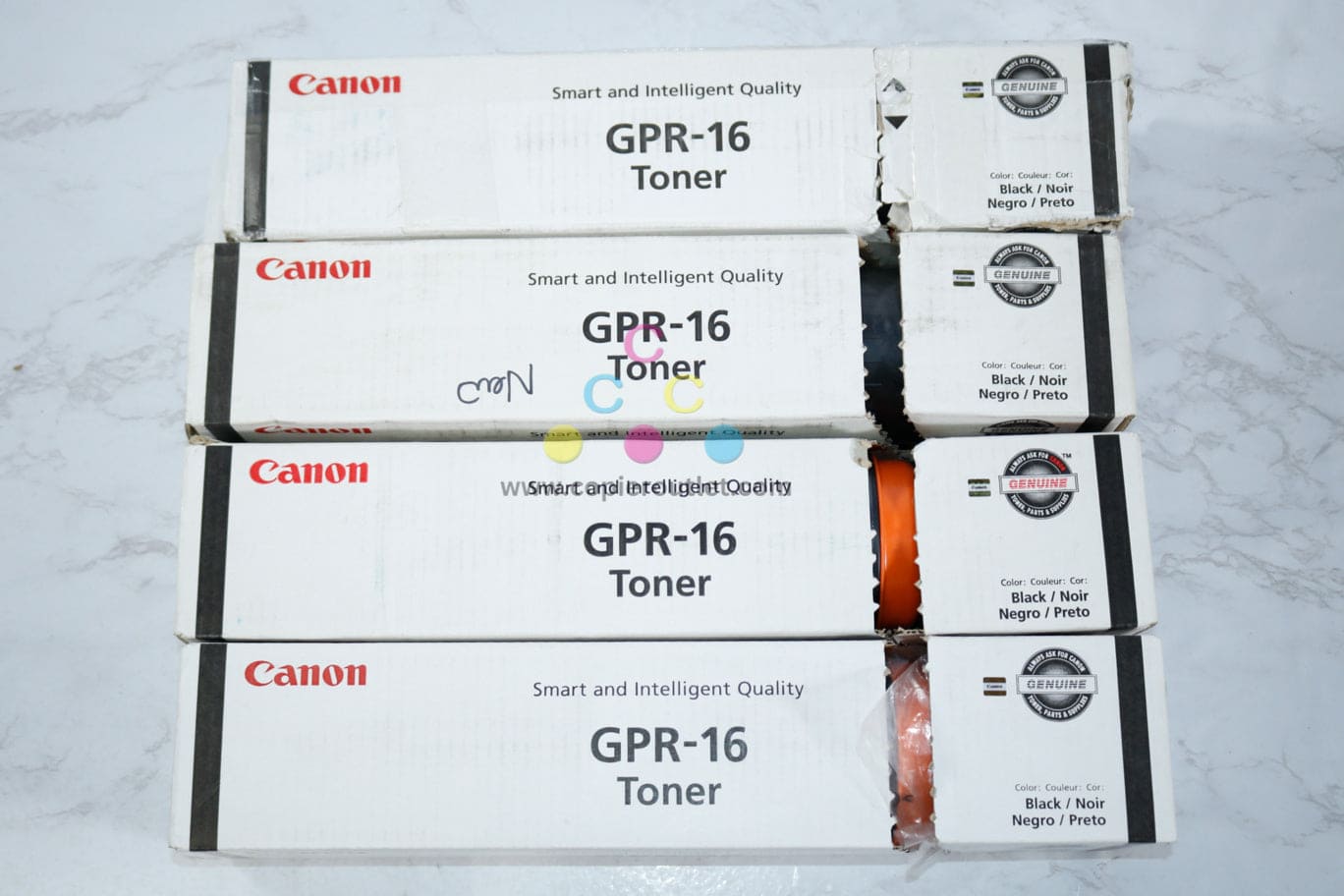 4 Open Box OEM Canon imageRUNNER 3035,3045,3235,3245,3530,3570 GPR-16 Toners