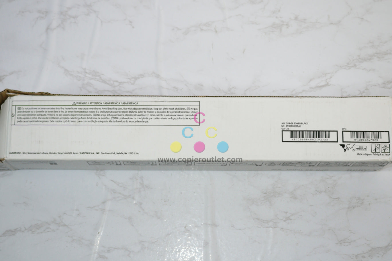 Open OEM Canon iRunner C7565i,C7570i,C7580i, Black Toner GPR-56K / 0998C003[AA]