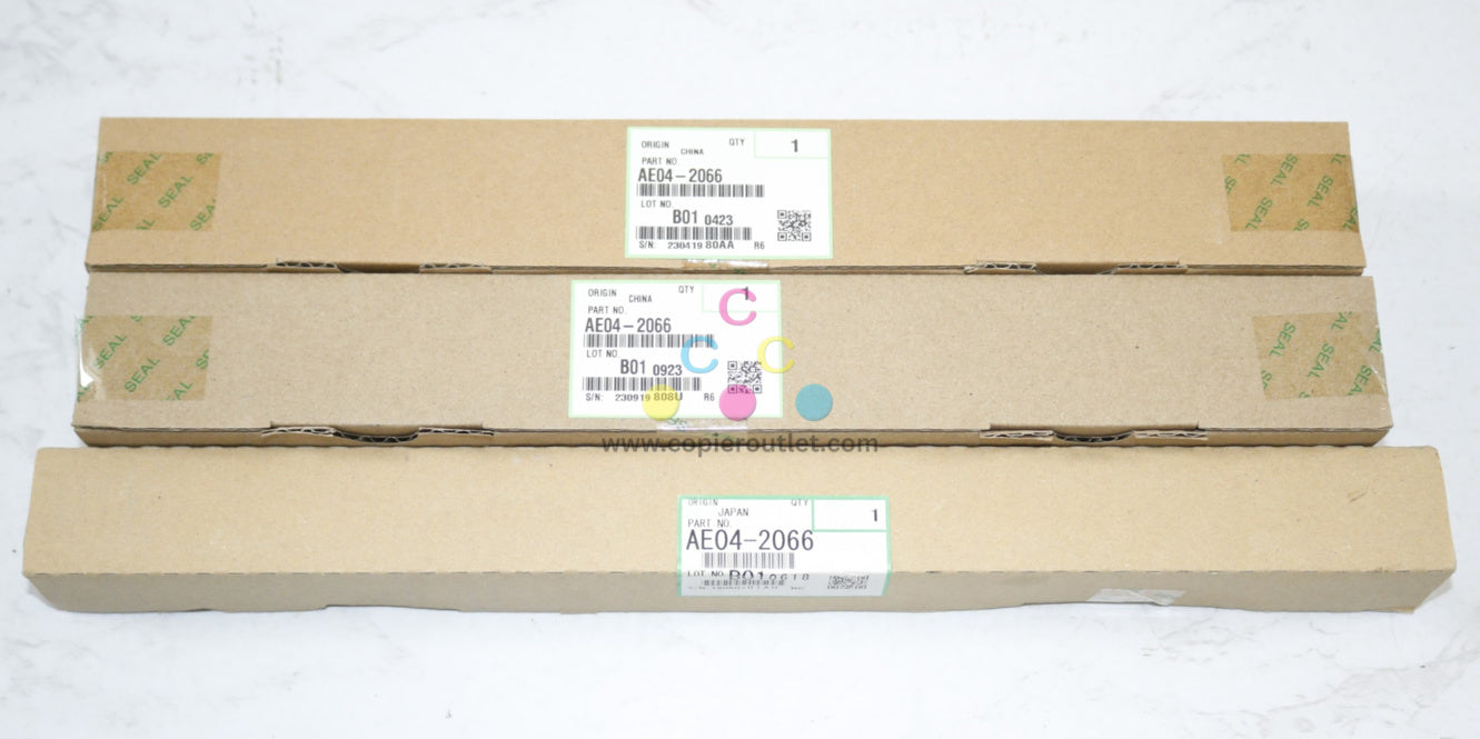 3 New OEM Ricoh AF1075,2051,2066,2075 Fuser Cleaning Roller AE04-2066, AE042066