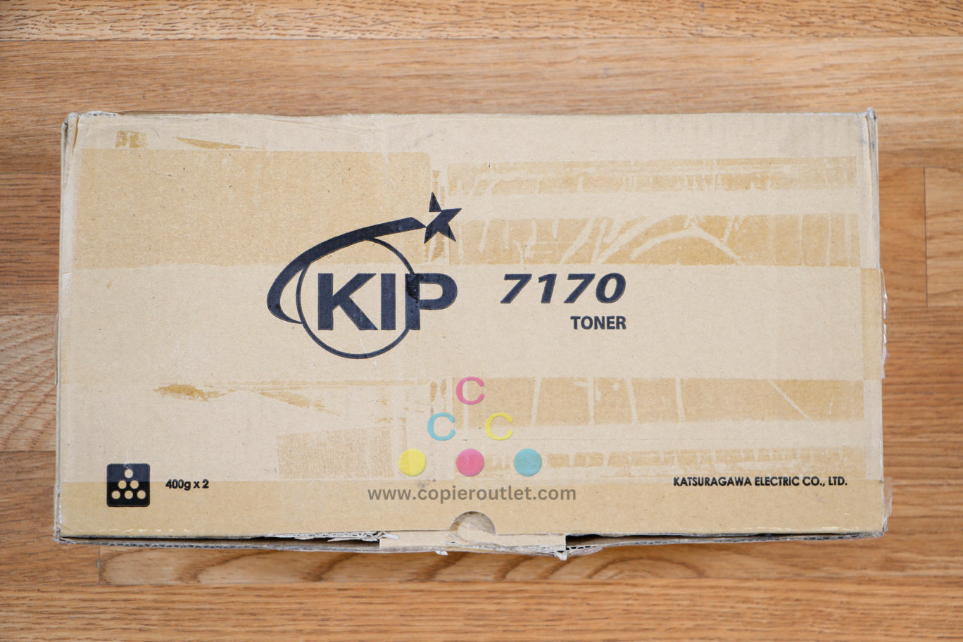 Genuine KIP 7170 Black Toner Cartridges KIP 7170 Print Systems 2/Box (2 x 400gm)