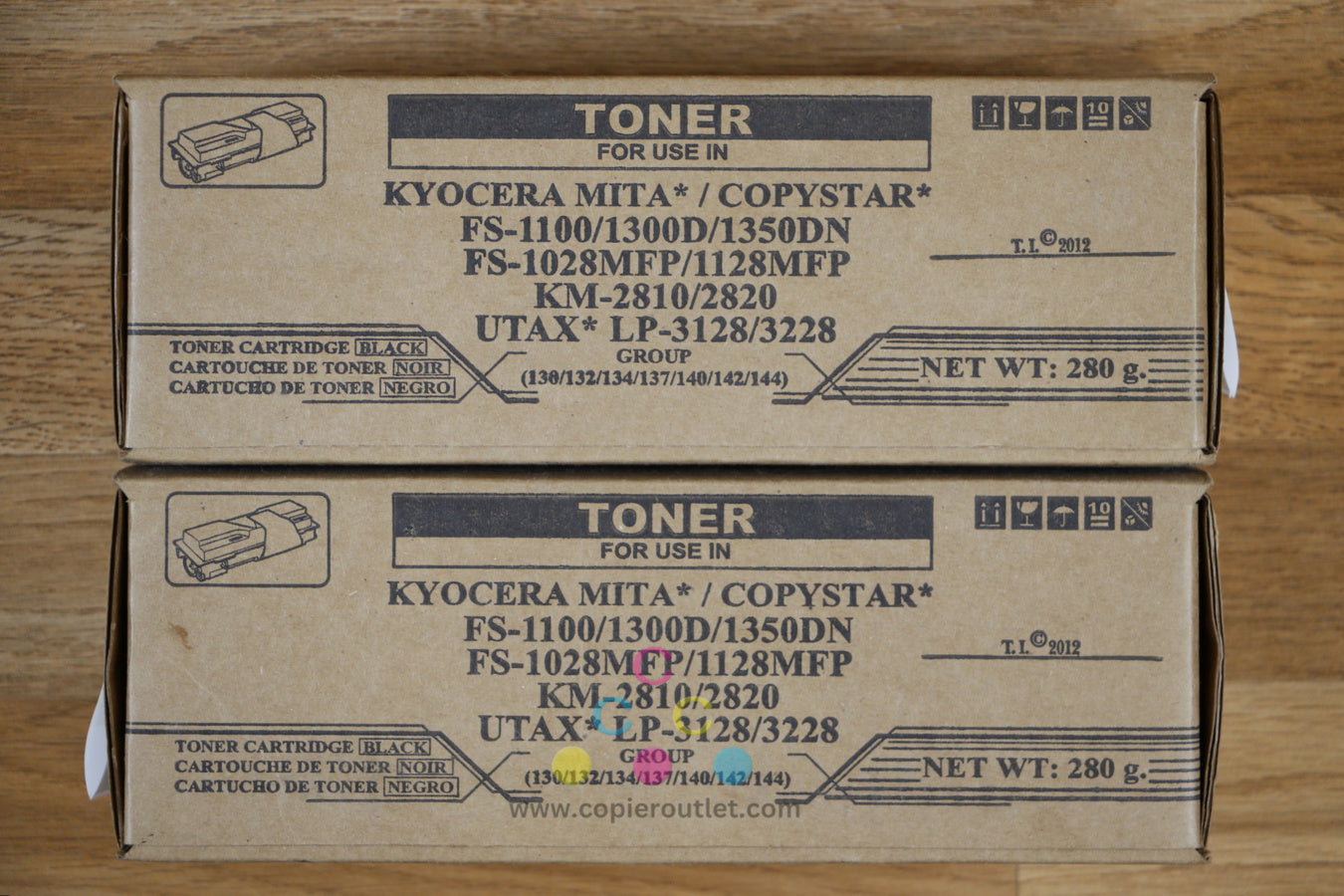 2 Compatible With Kyocera/ Copystar TK-142 Black FS-1028MFP/FS-1100/FS-1128MFP!!