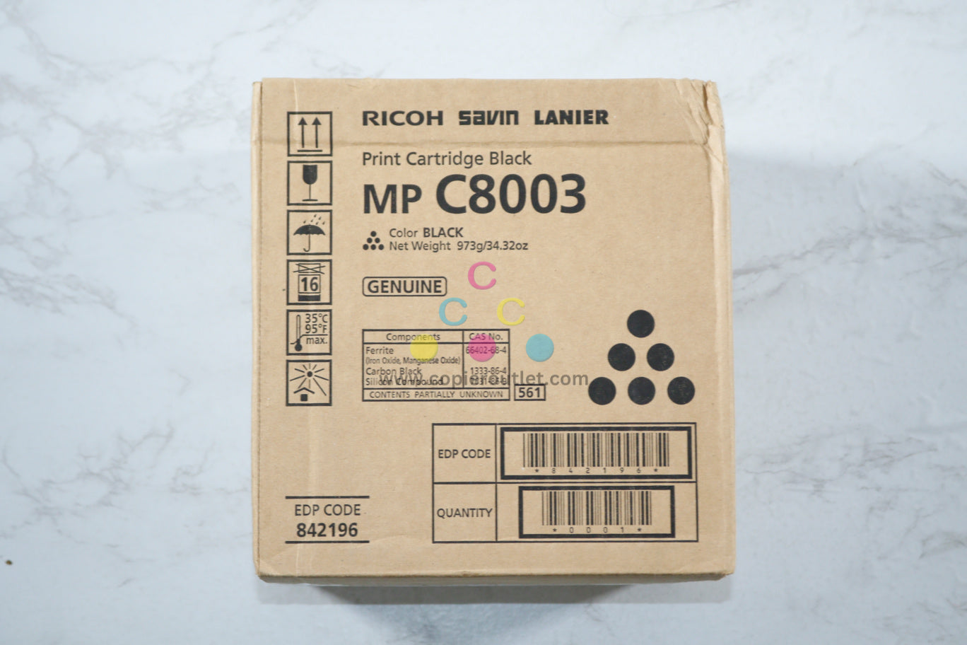 New OEM Ricoh C8003,C6500,C8000,C6503 Black Toner Cartridge 842196