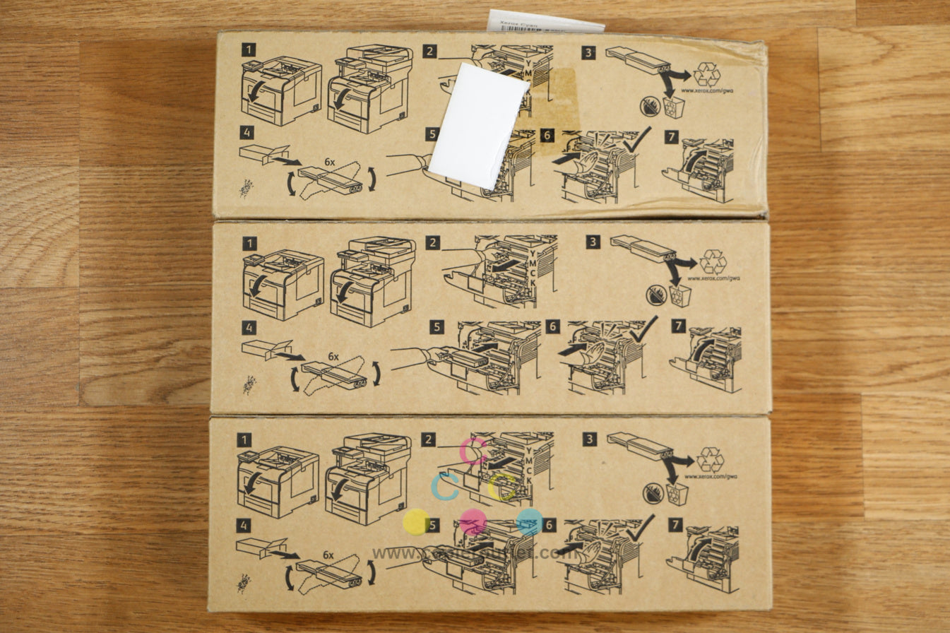 Open Genuine Xerox VersaLink C400 C405 CMY Ex Hi Yield Toner Carts 106R03525-27!