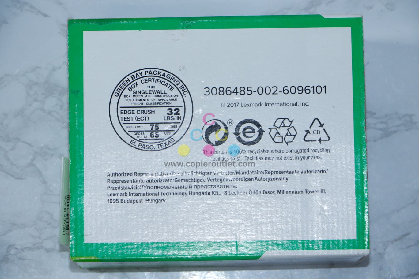 Lexmark 24B6720 Black High Yield Toner Cartridge For XC4140, XC4143, C4150,C4153