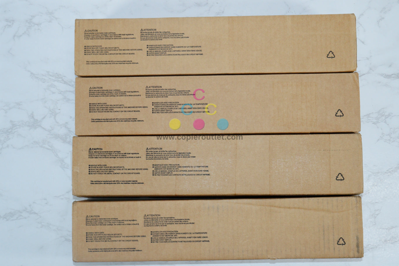 4 OEM Toshiba e-STUDIO 2505AC,3005AC,5005AC T-FC505U MMMY Toner Cartridges