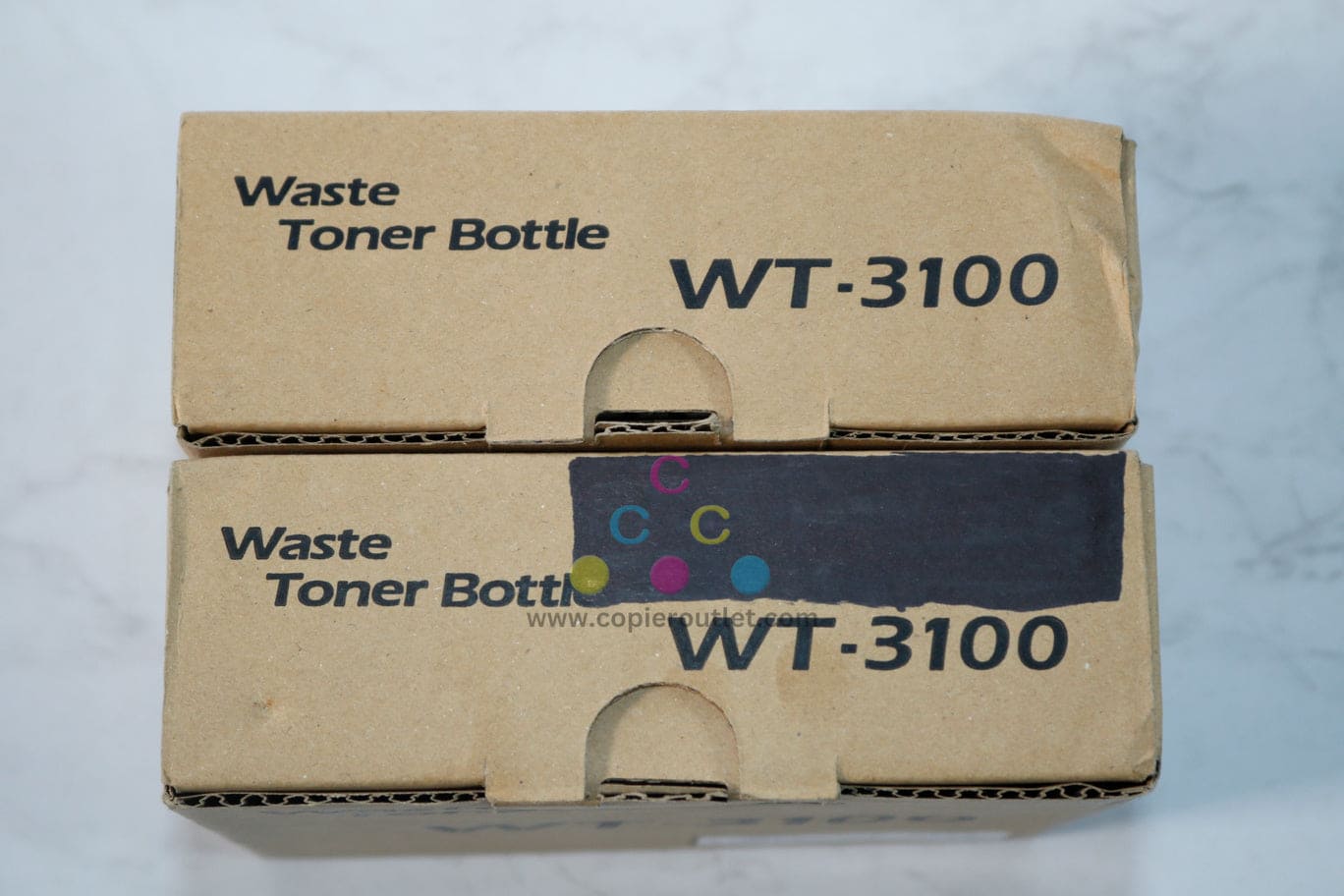 2 OEM Kyocera ECOSYS M3040idn Waste Toner Bottles  WT-3100 / WT3100 (302LV93020)