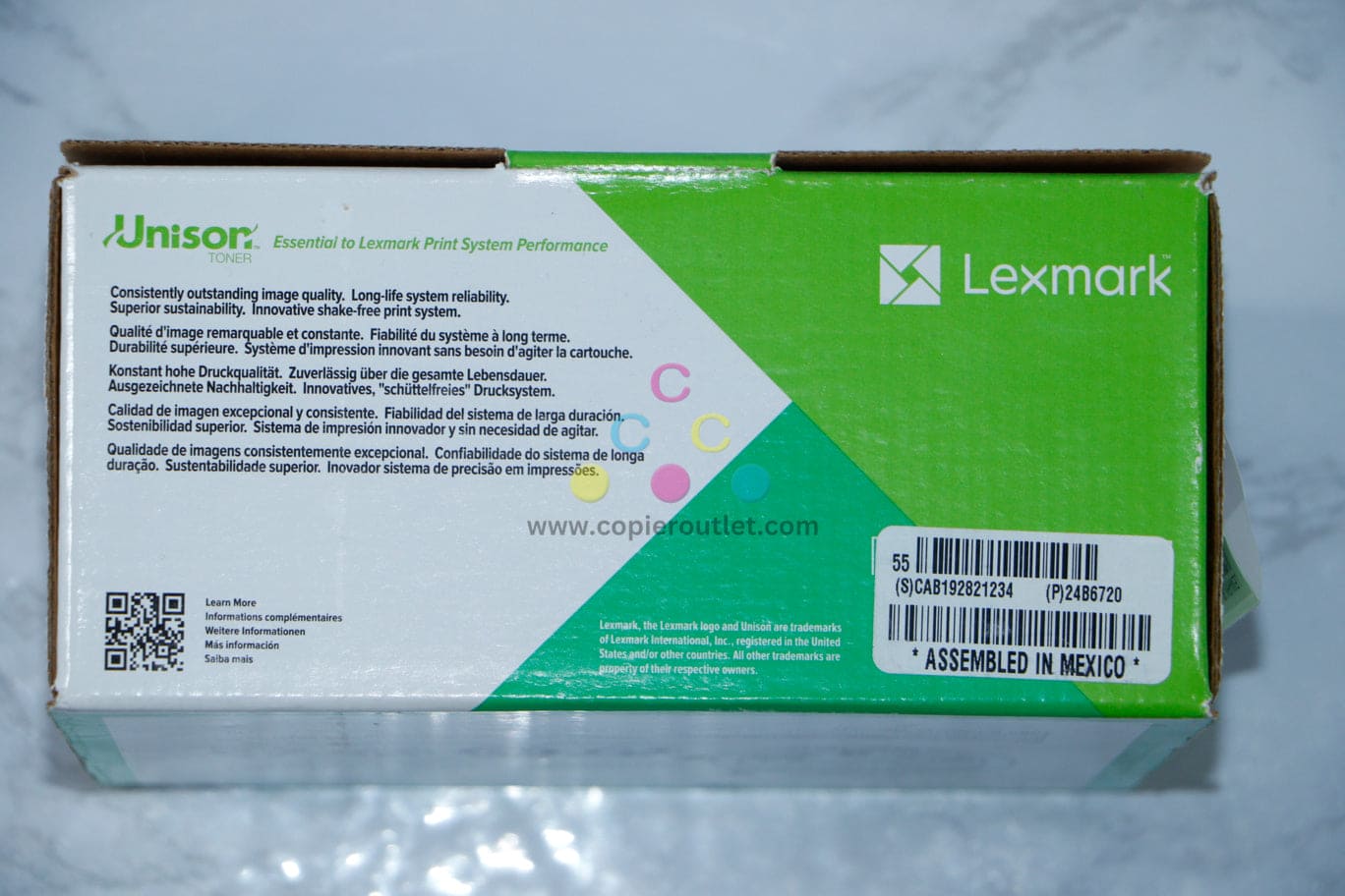 Lexmark 24B6720 Black High Yield Toner Cartridge For XC4140, XC4143, C4150,C4153